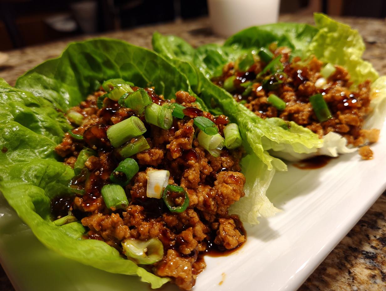 Crunchy PF Chang's Lettuce Wraps