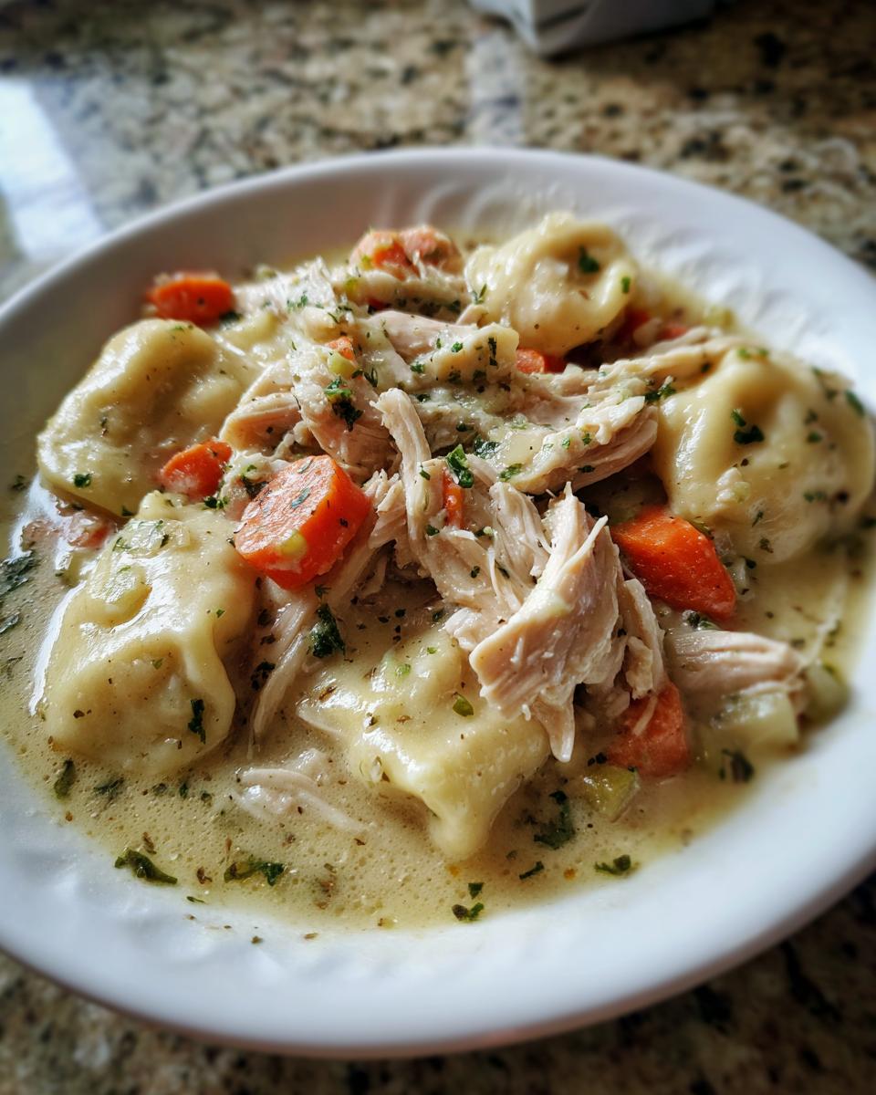 Easy Slow Cooker Chicken and Dumplings Recipe - detail 2