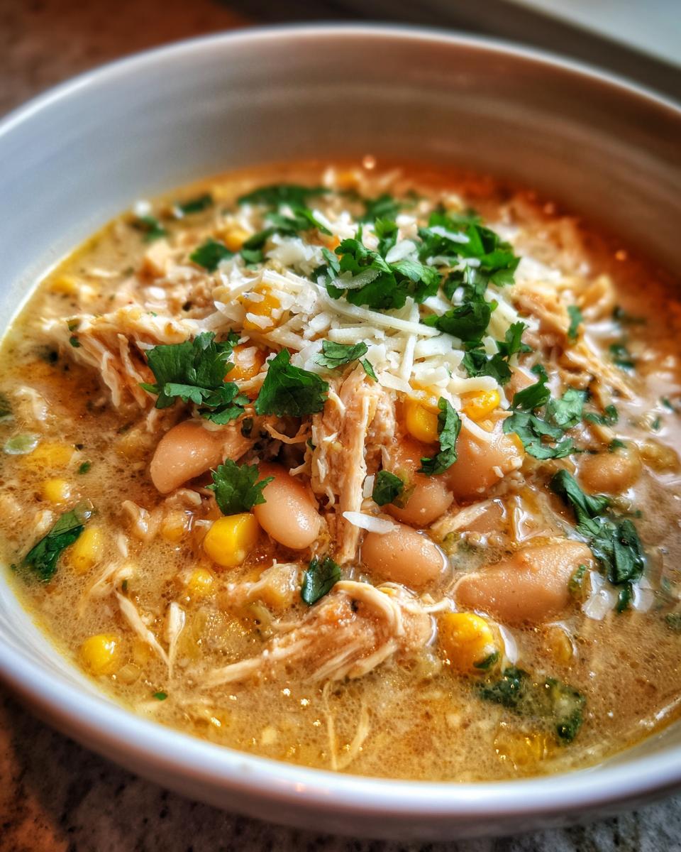 Easy White Chicken Chili - detail 2