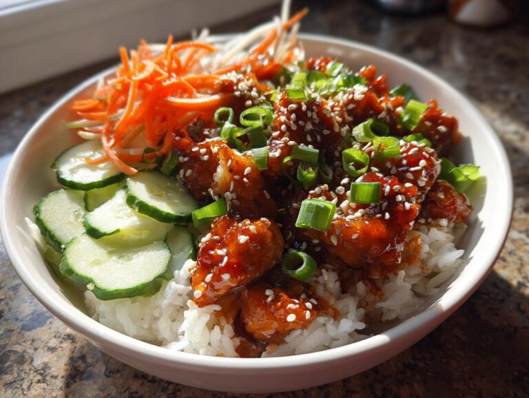 Firecracker Ground Chicken Bowl