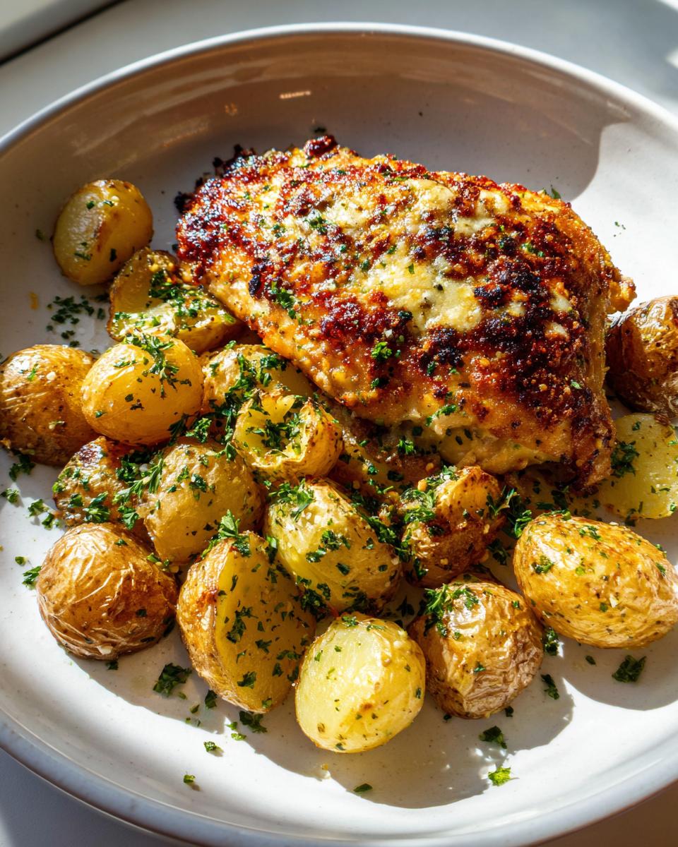 Garlic Parmesan Chicken & Potatoes - detail 2