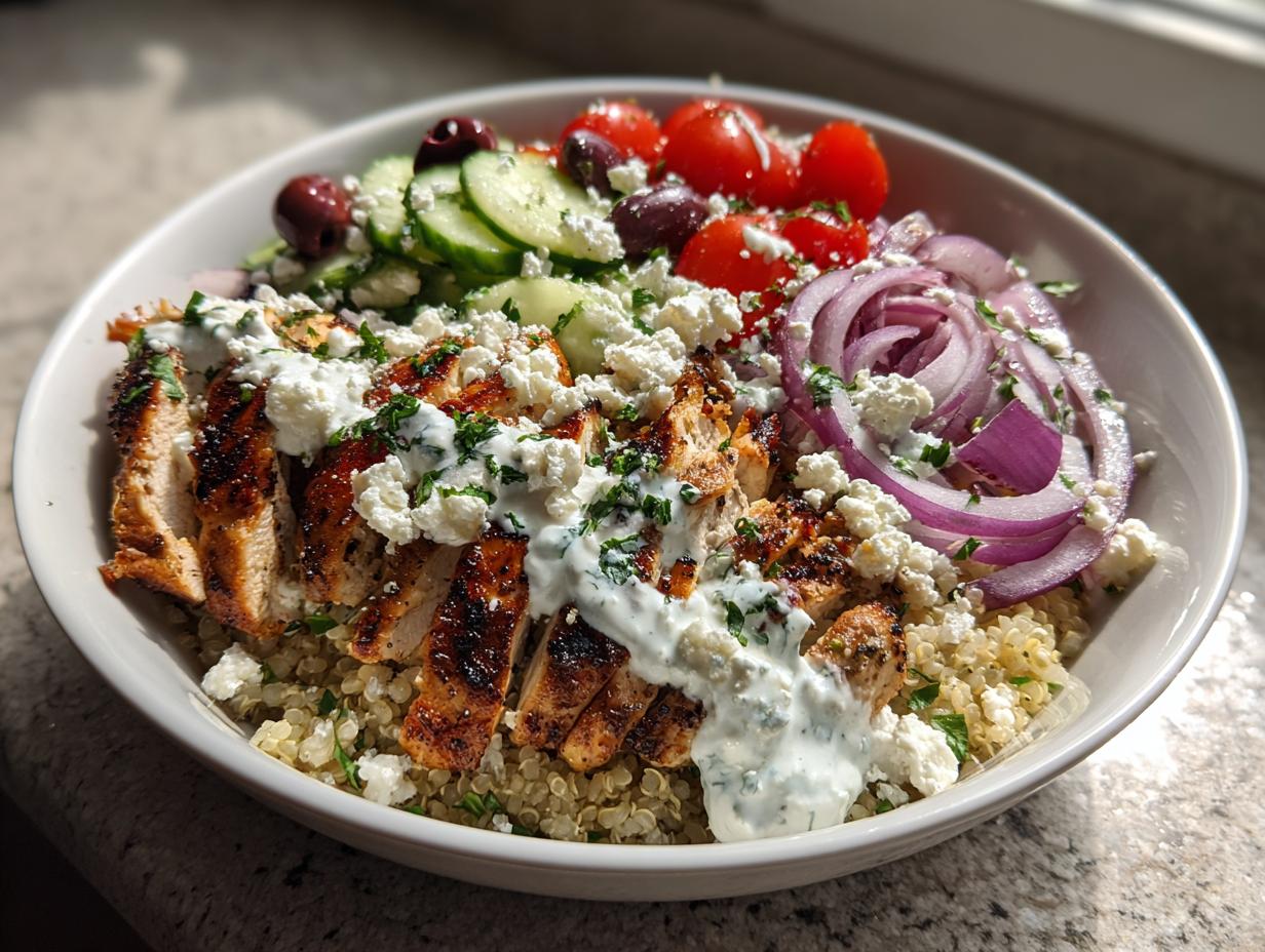 Greek Chicken Bowls