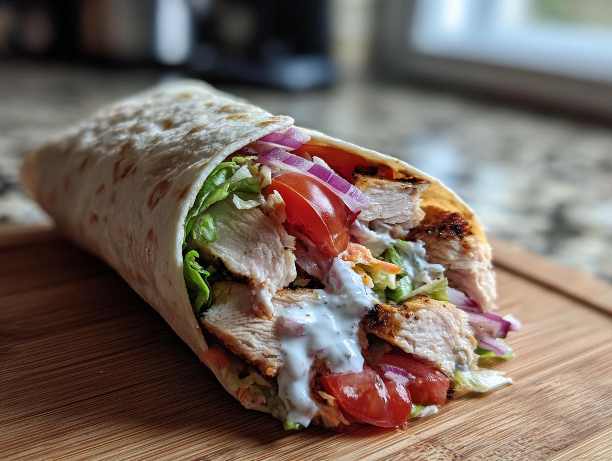 Grilled Chicken Wrap