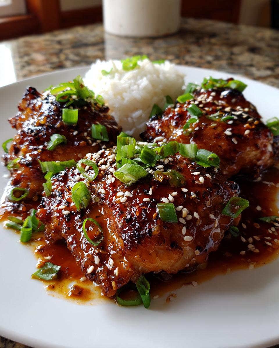 HONEY GARLIC CHICKEN - detail 2