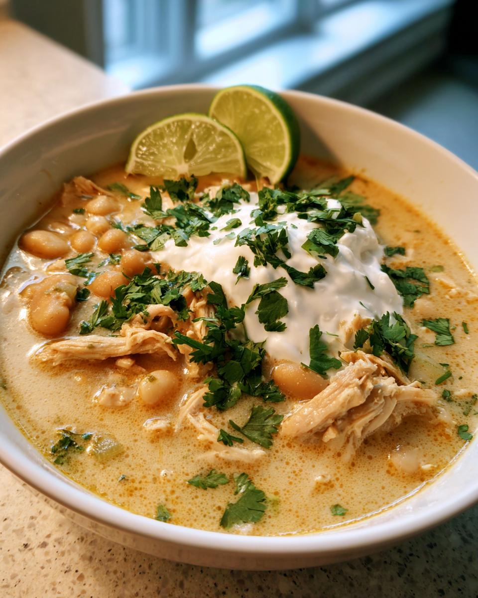 High Protein White Chicken Chili - detail 2