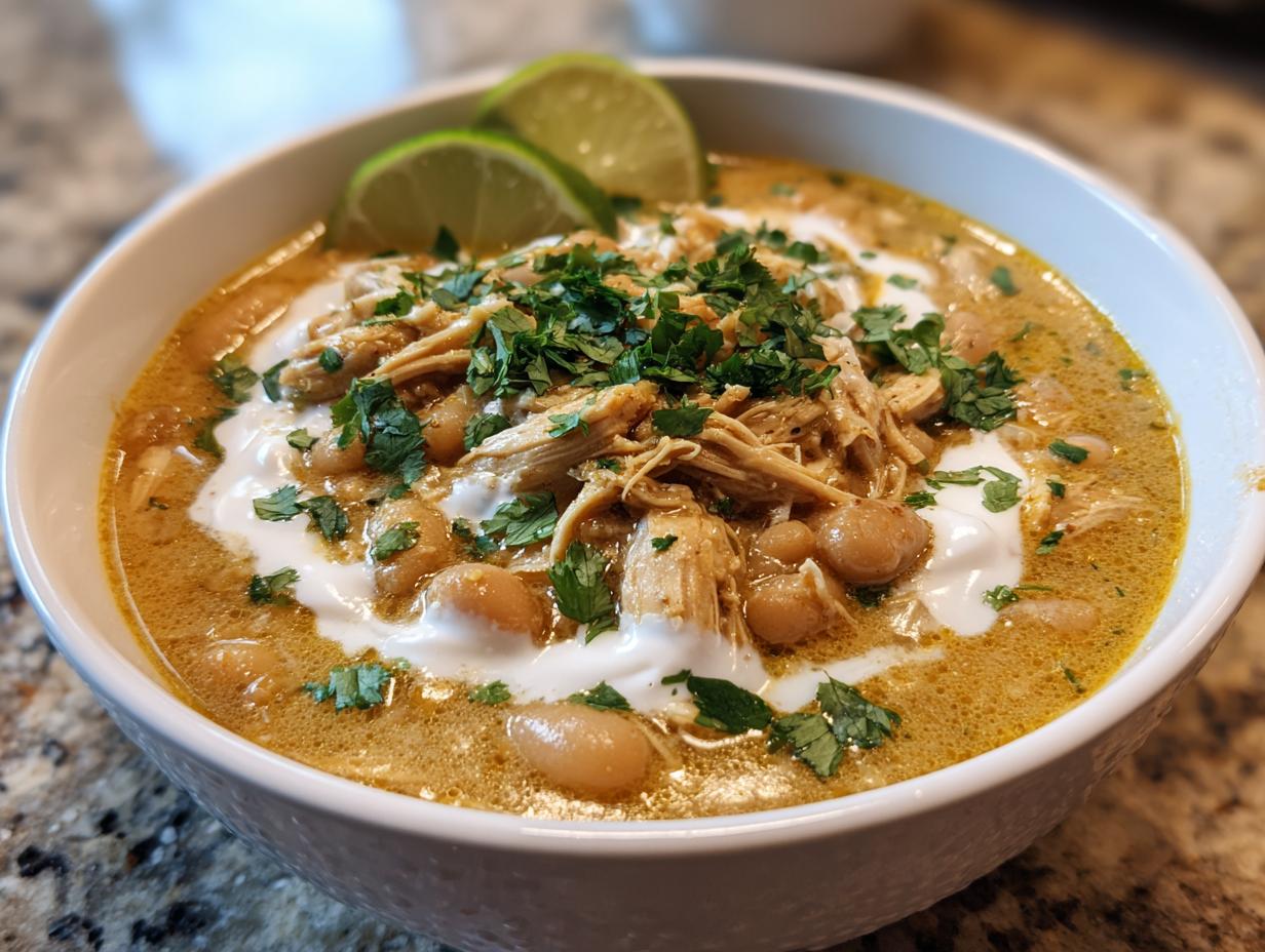 High Protein White Chicken Chili
