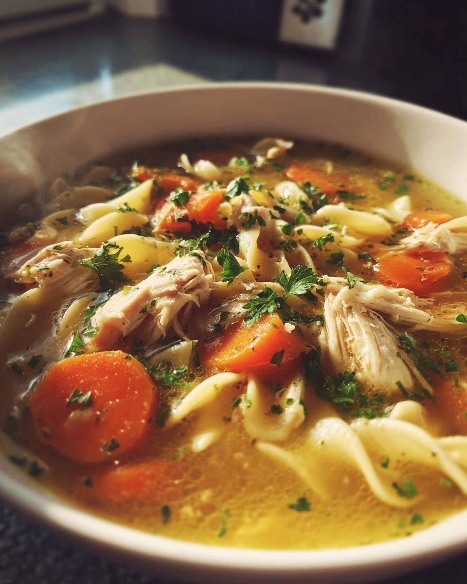 Homemade Chicken Noodle Soup - detail 2