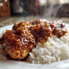 Honey BBQ Chicken with Rice