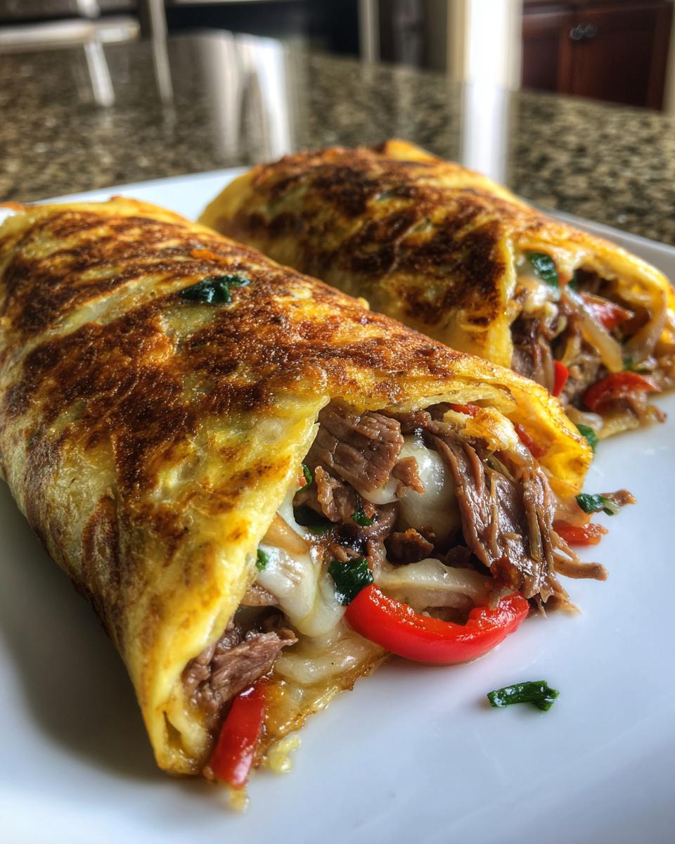 Keto Philly Cheesesteak Rolls - detail 2