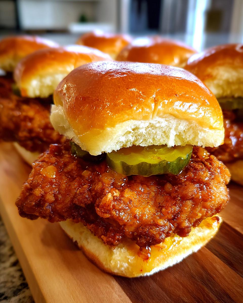 Labor Day Nashville Hot Chicken Sliders - detail 1