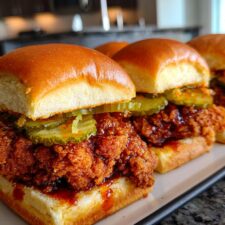 Nashville Hot Chicken Sliders for Labor Day