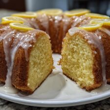 Lemon Bundt Cake with Sour Cream