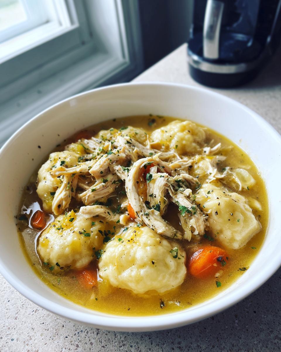 Old-Fashioned Chicken & Dumplings - detail 2
