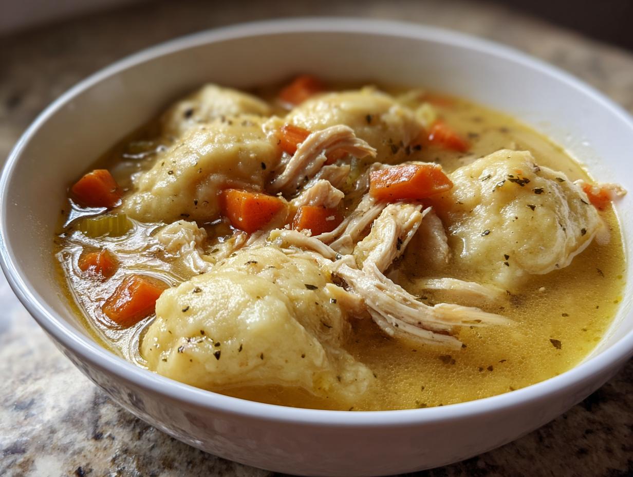 Old-Fashioned Chicken & Dumplings