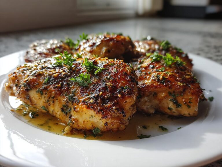 Oven Roasted Garlic Butter Chicken