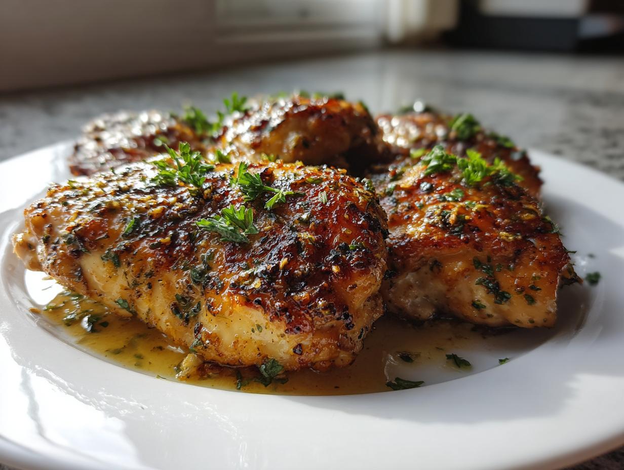 Oven Roasted Garlic Butter Chicken