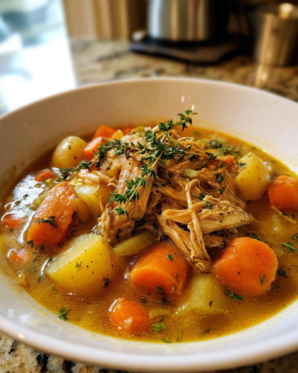 Slow Cooker Chicken Stew - detail 2