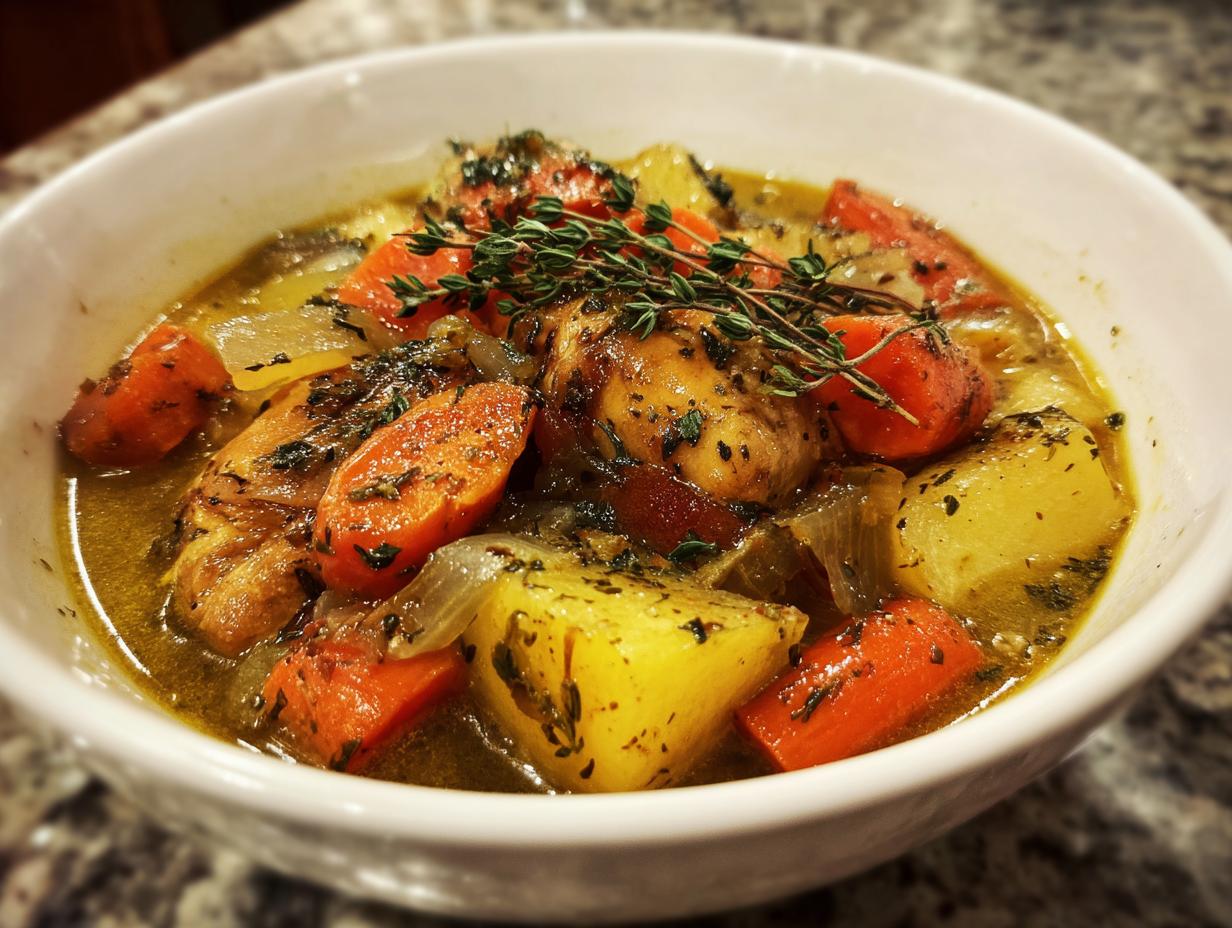Slow Cooker Chicken Stew Recipe