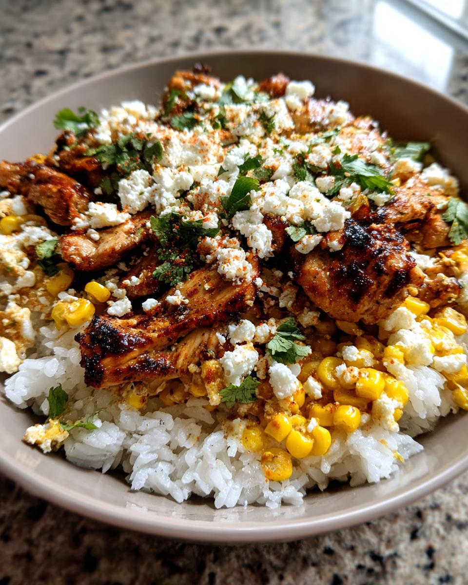 Street Corn Chicken Rice Bowl - detail 2