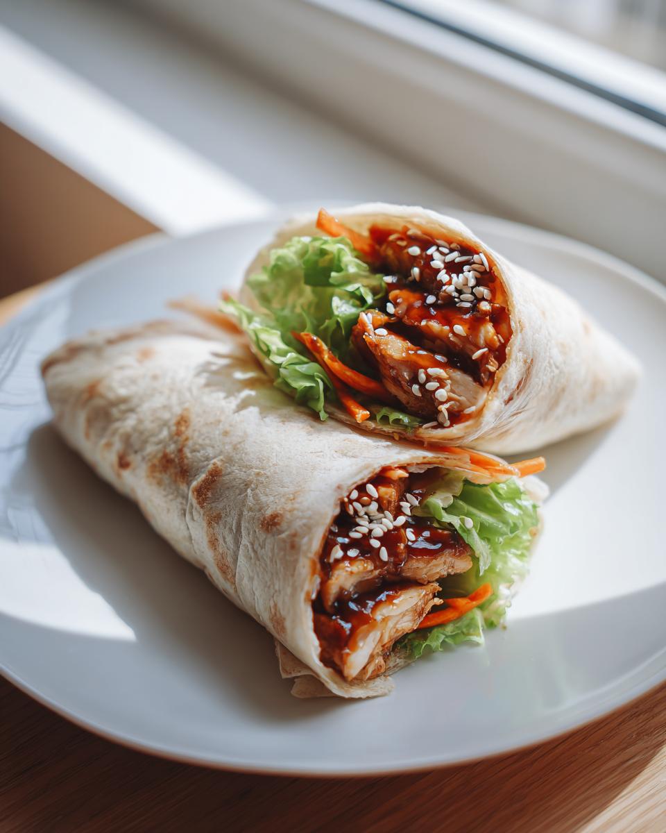 Teriyaki Chicken Wrap Recipe - detail 2
