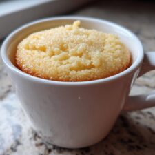 Vanilla Mug Cake in 3 Minutes