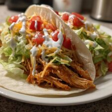 Crockpot Chicken Tacos