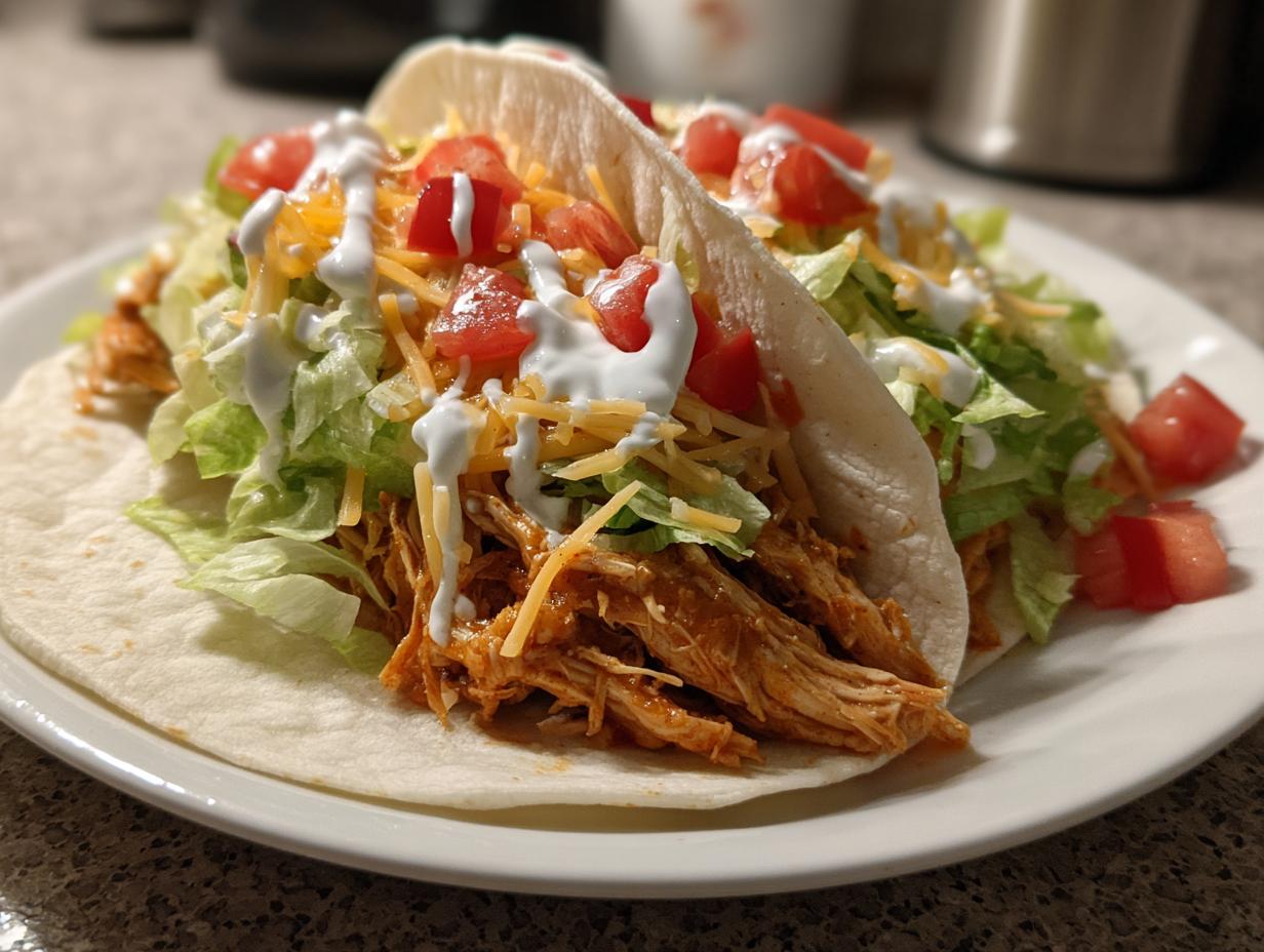 crockpot chicken tacos