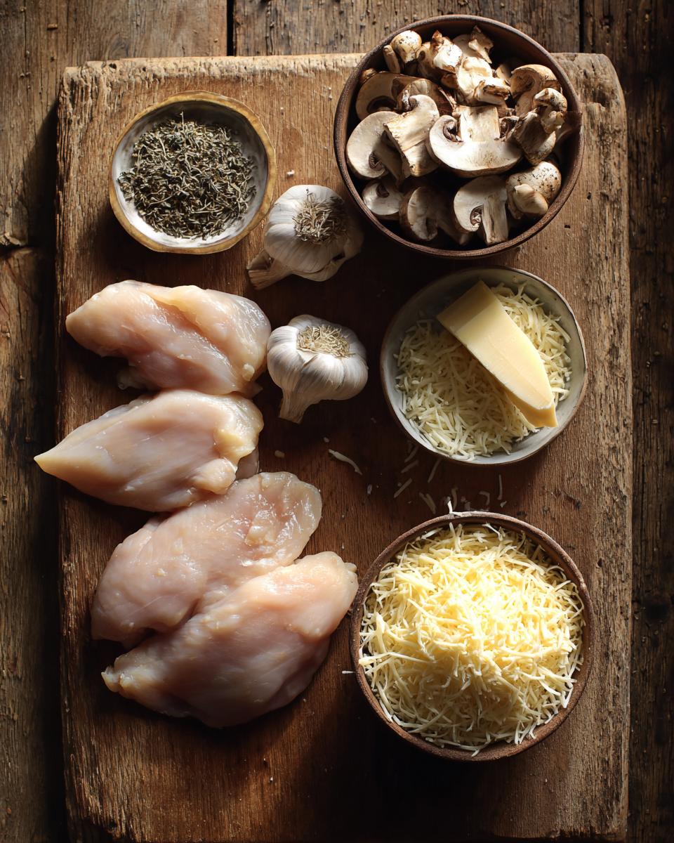 Cheesy Garlic Butter Mushroom Stuffed Chicken - detail 1