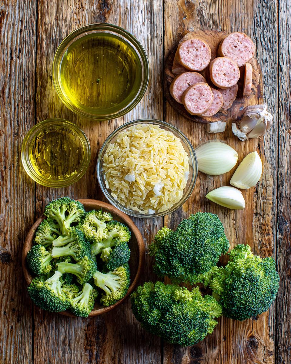 Chicken Sausage Broccoli Orzo - detail 1