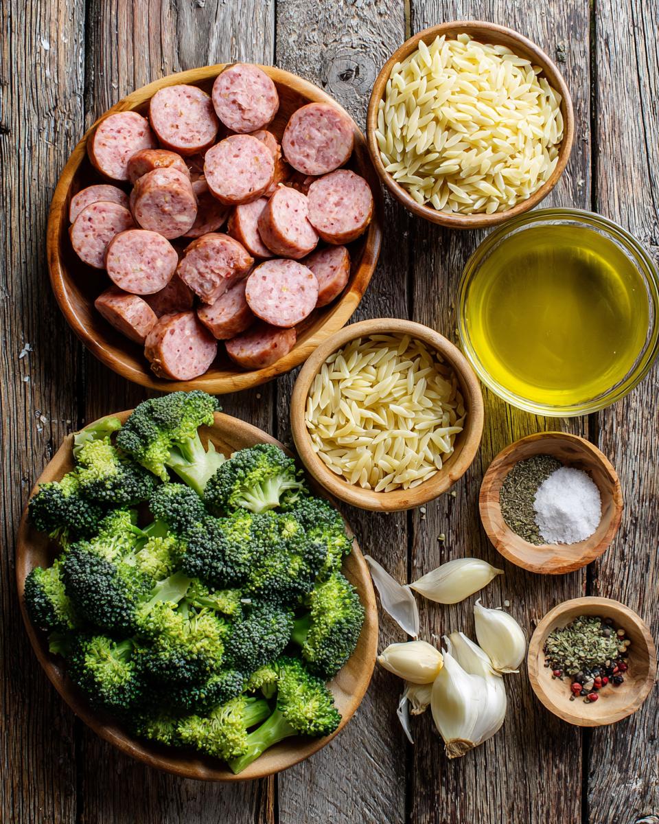Chicken Sausage and Broccoli Orzo - detail 1