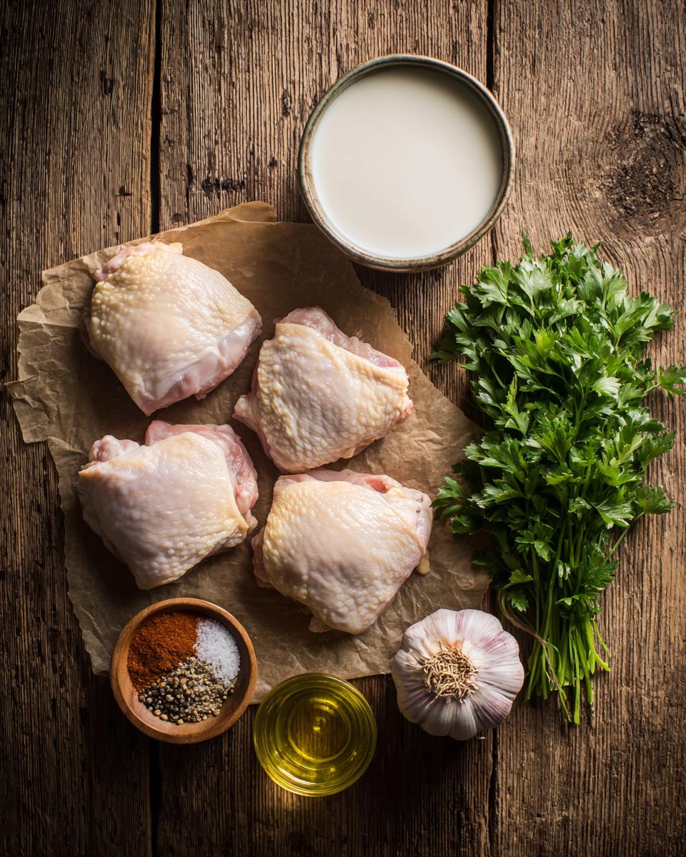 Creamy Oven Baked Chicken Thighs - detail 1
