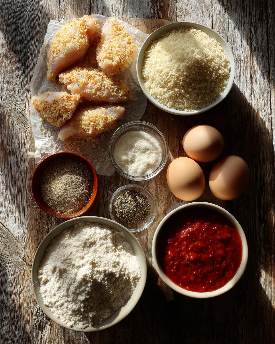 Crispy Baked Chicken Parmesan - detail 1
