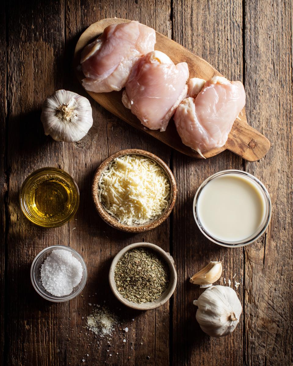 Crockpot Creamy Garlic Parmesan Chicken - detail 1