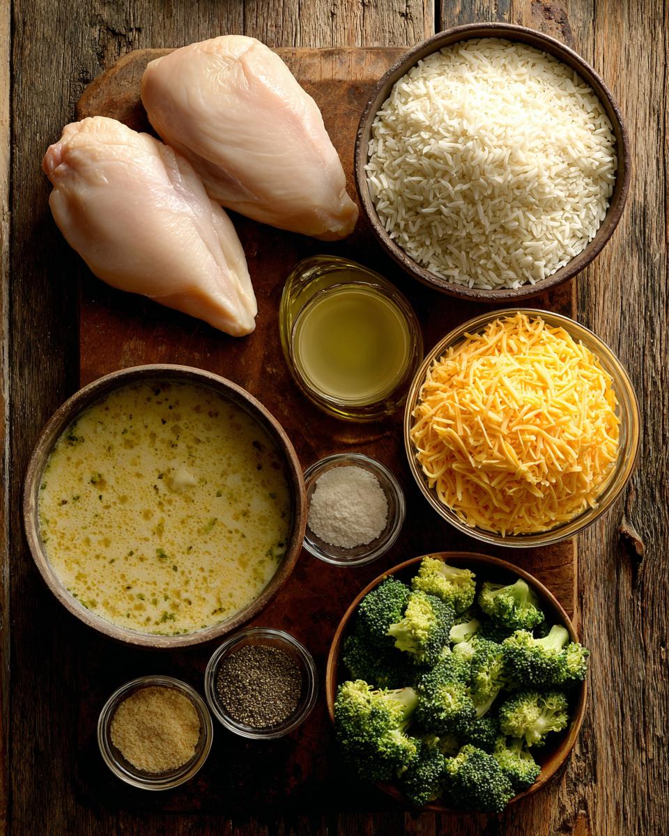 Easy Crockpot Cheesy Chicken Broccoli Rice - detail 1