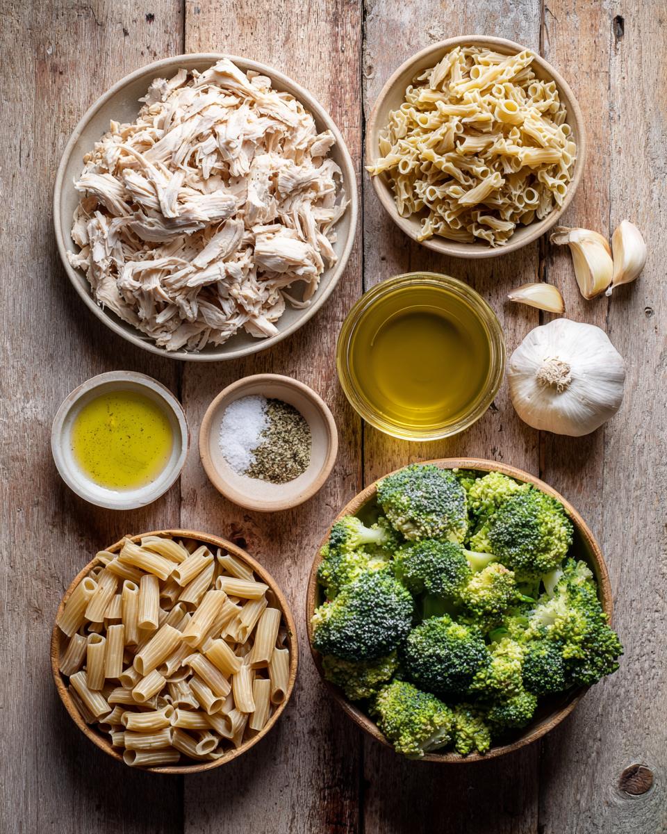 High Protein Rotisserie Chicken Broccoli Pasta - detail 1