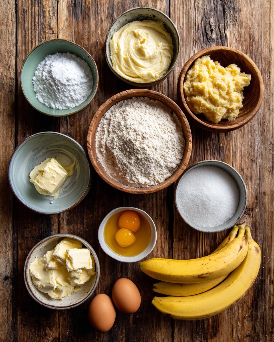 Moist Banana Cake with Tangy Lemon Cream Cheese Frosting - detail 1