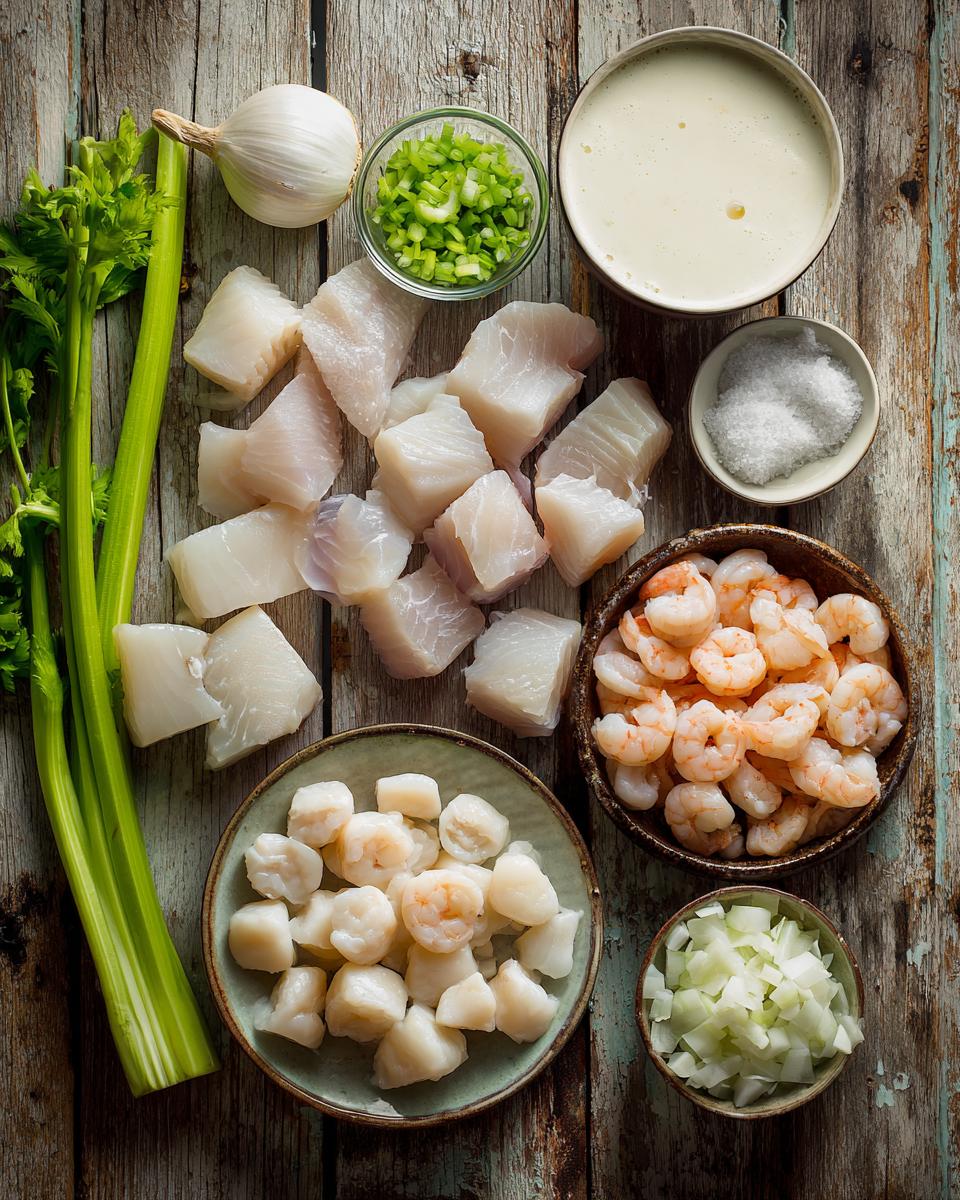 Nova Scotia Seafood Chowder - detail 1