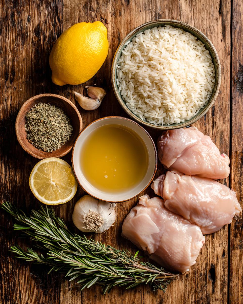Slow Cooker Lemon Herb Chicken and Rice - detail 1