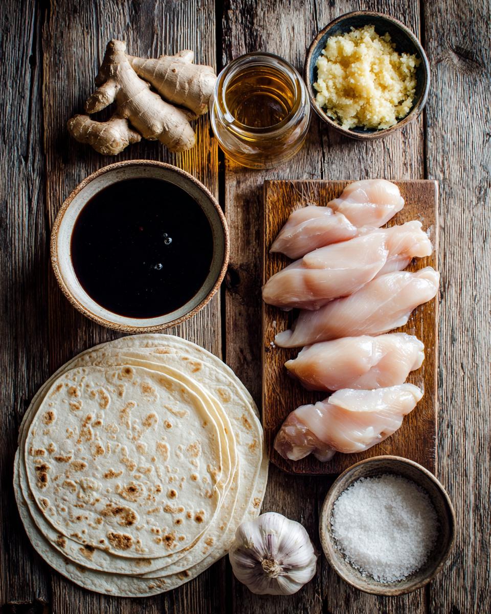 Teriyaki Chicken Wrap Recipe - detail 1