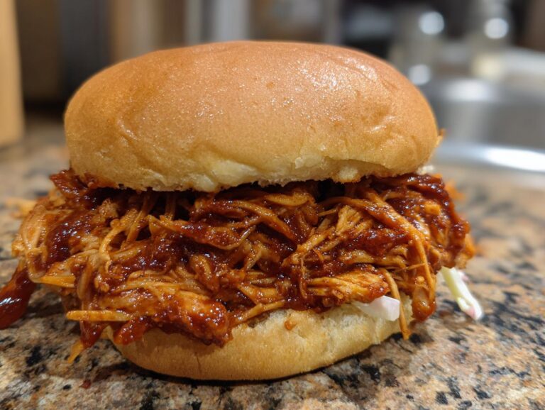 BBQ Pulled Chicken Sandwiches