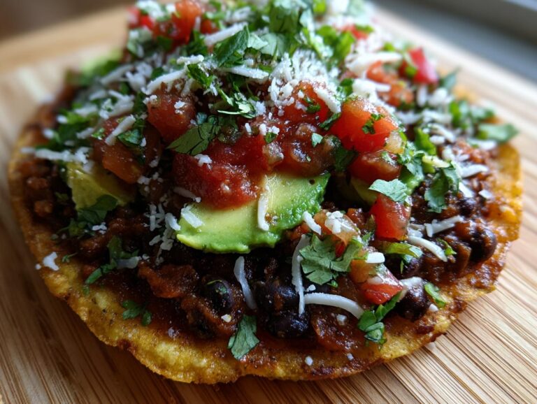 Black Bean Tostadas