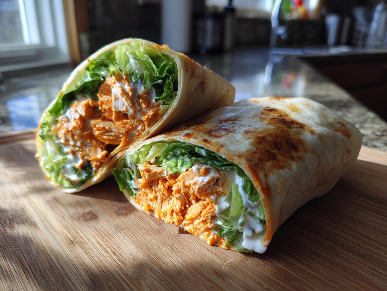 Buffalo Chicken Wraps