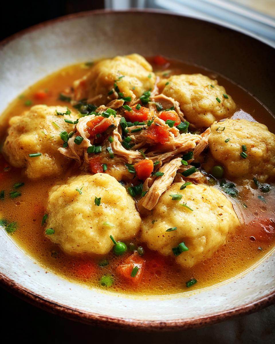 Chicken & Dumplings - detail 2