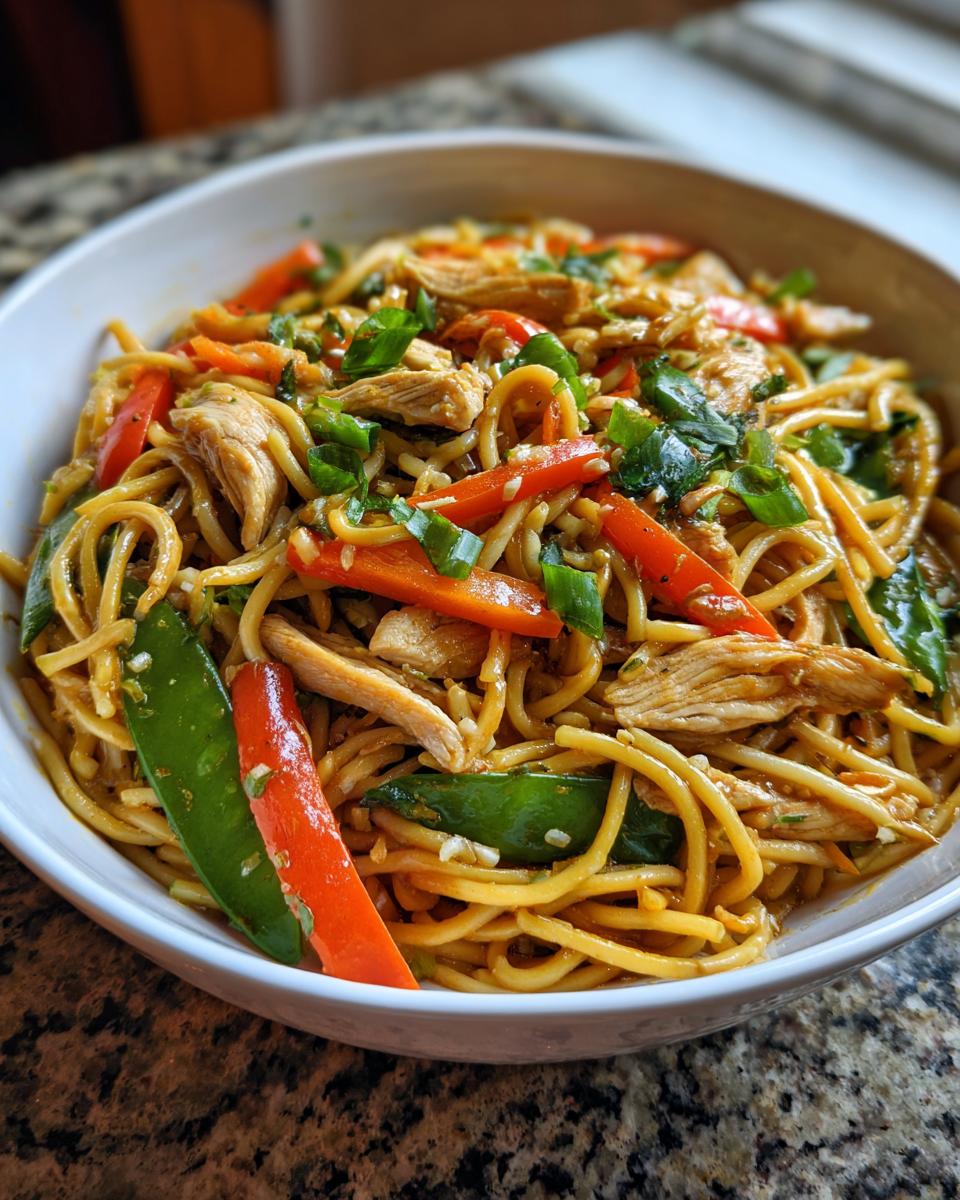 Chicken Lo Mein - detail 2