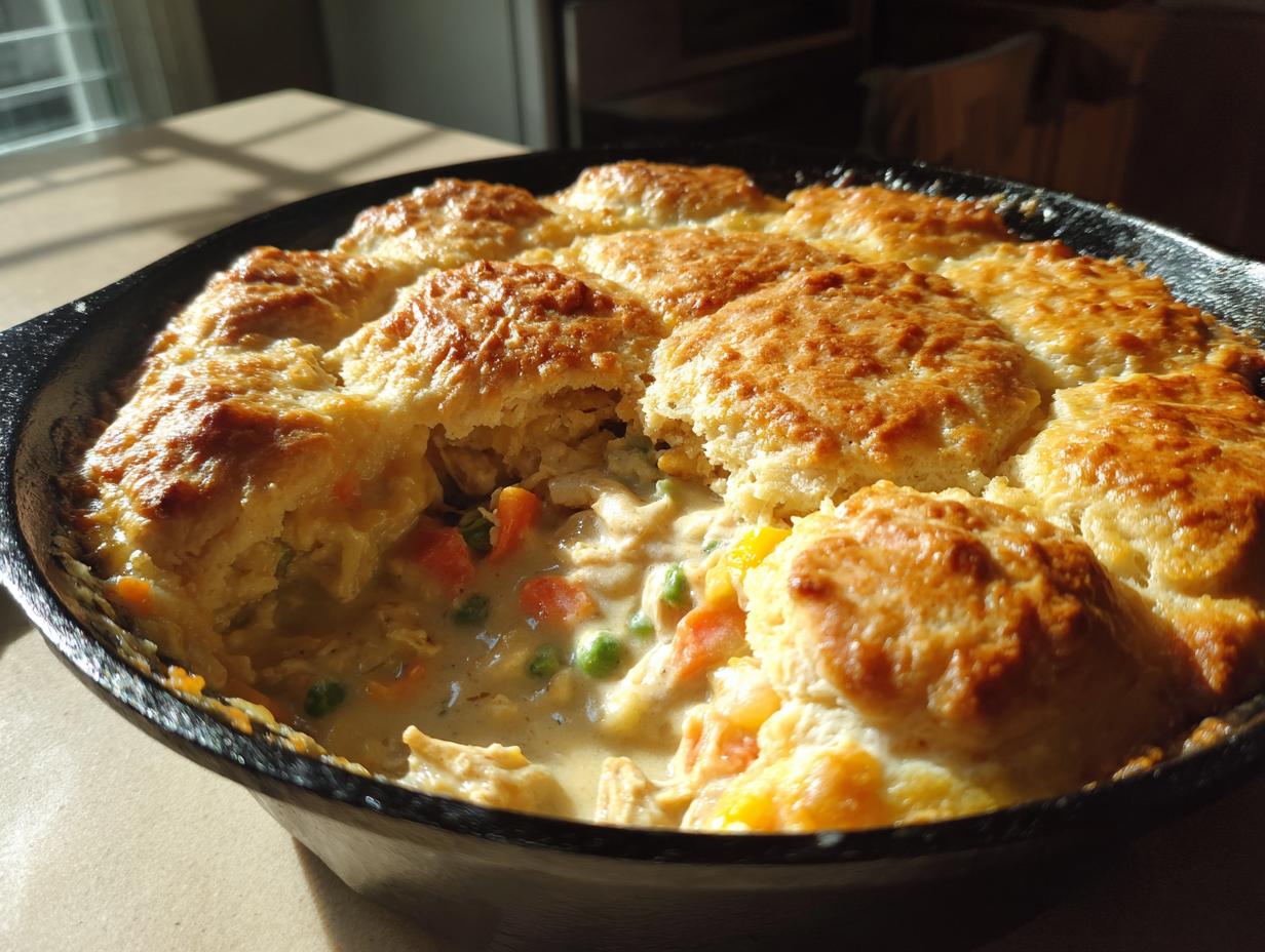 Chicken Pot Pie Skillet