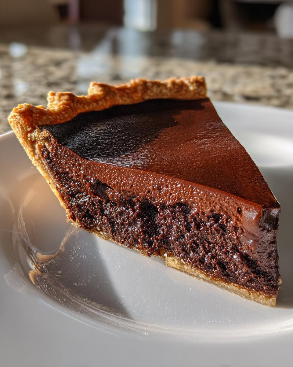 Chocolate Fudge Pie - detail 2