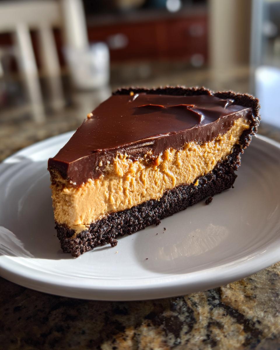 Chocolate Peanut Butter Pie - detail 2