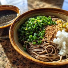 Cold Soba Noodles with Dipping Sauce