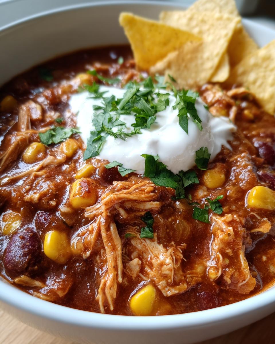 Crockpot Chicken Chili - detail 2