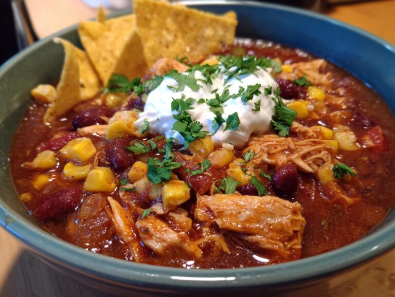Crockpot Chicken Chili